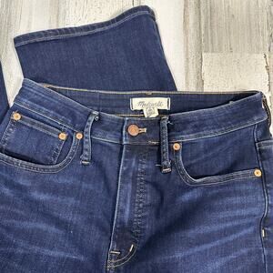 Madewell Curvy Cali Demi-Boot Jeans 27 Tall | Dark Wash | High Rise | MSRP $138